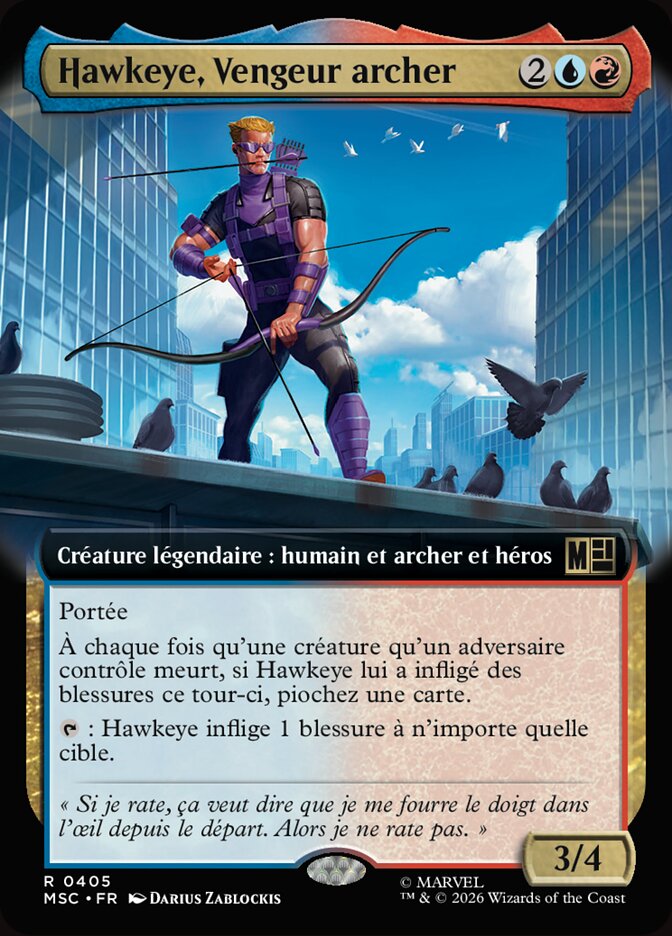 Hawkeye, Vengeur archer