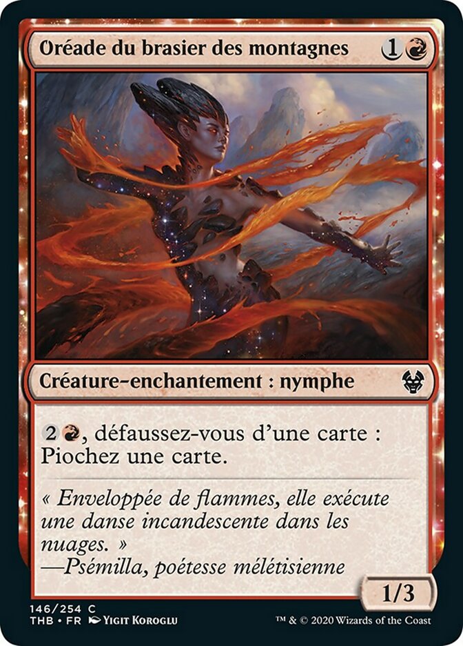 Oréade du brasier des montagnes