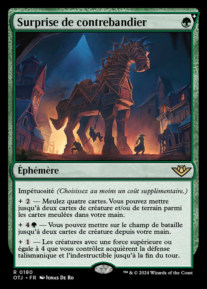 Surprise de contrebandier