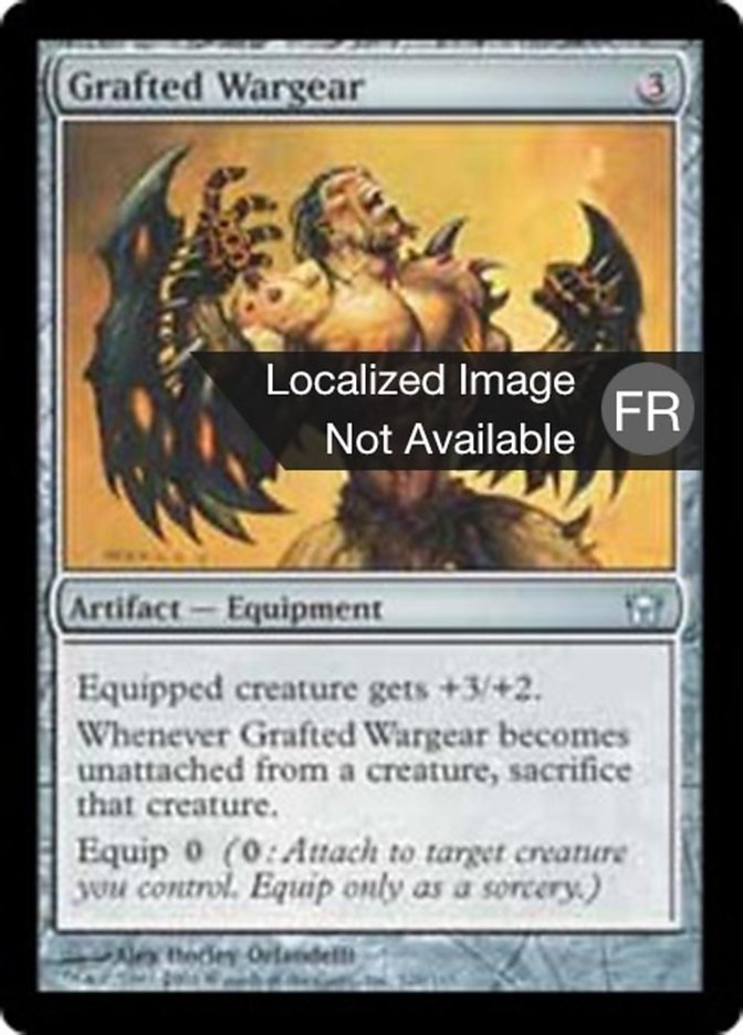 Harnais de guerre greffé