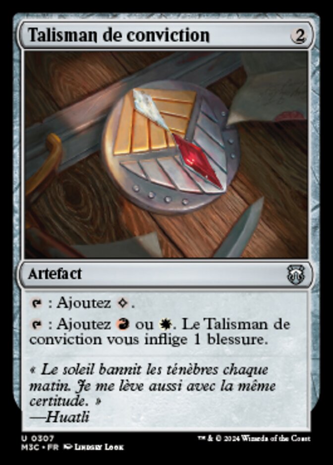 Talisman de conviction