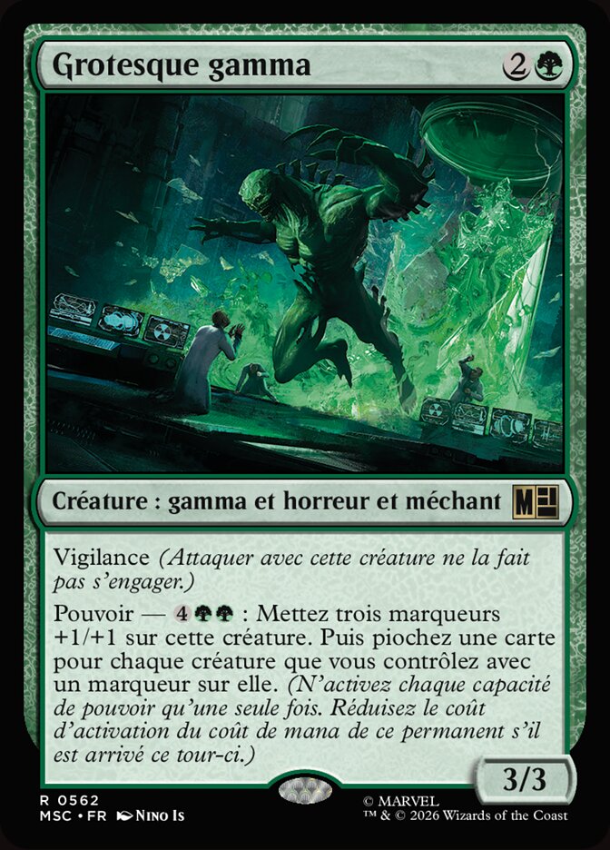 Grotesque gamma