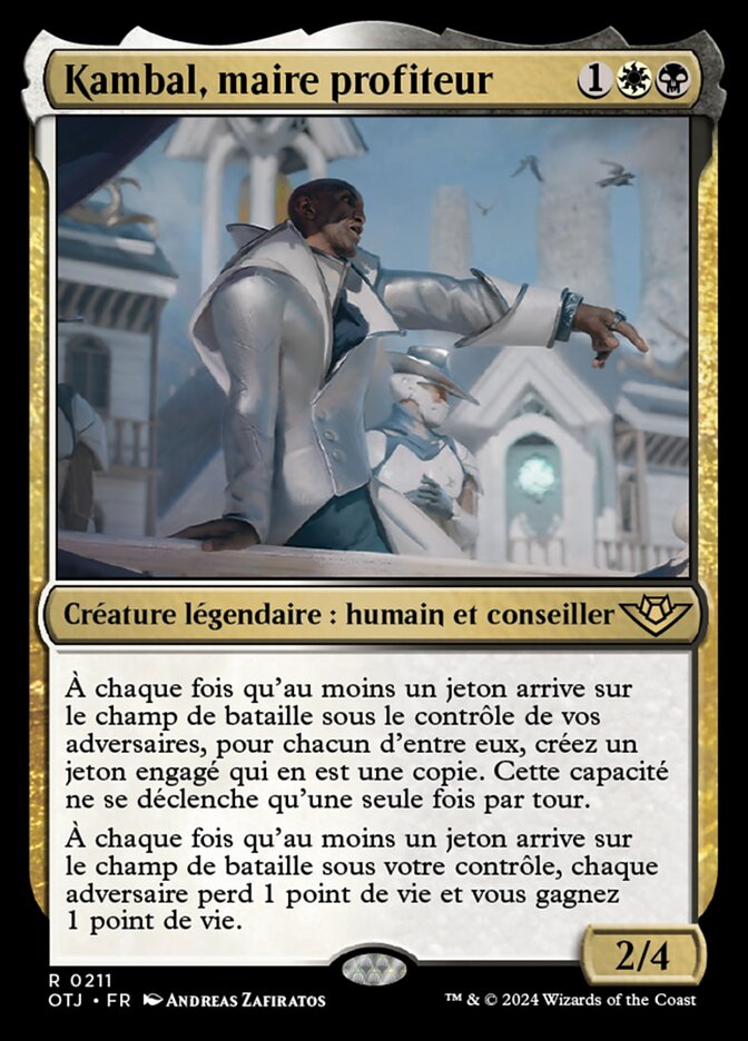 Kambal, maire profiteur