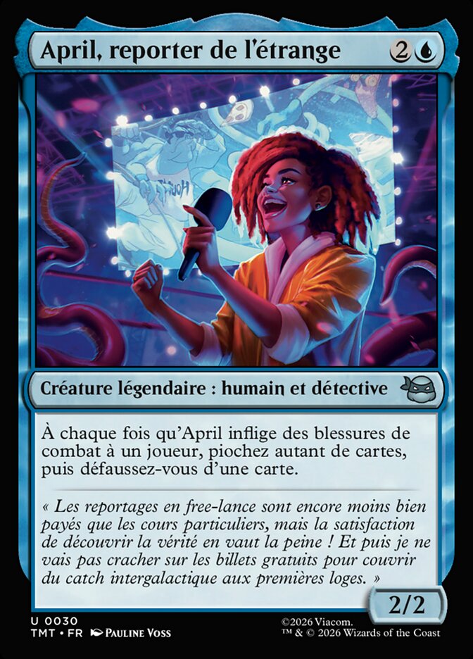 April, reporter de l'étrange
