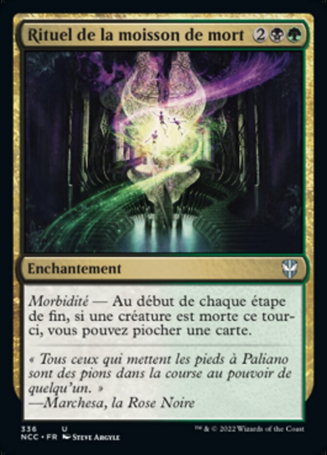 Rituel de la moisson de mort