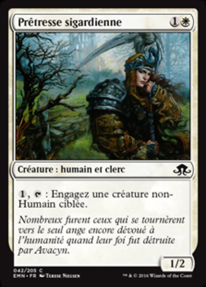 Prêtresse sigardienne