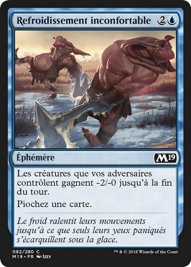 Refroidissement inconfortable