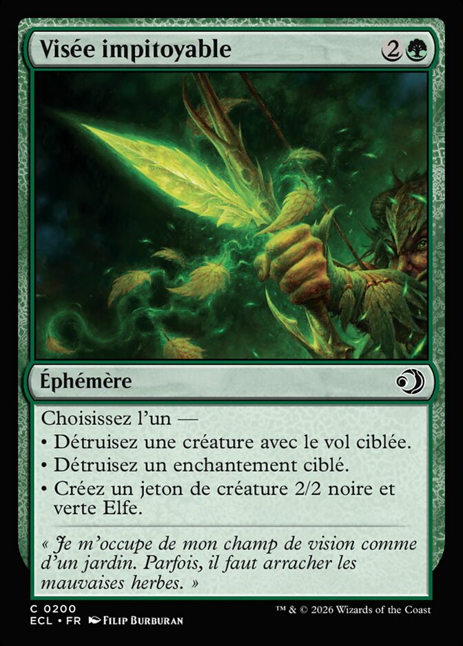 Visée impitoyable