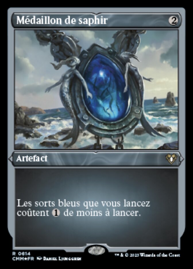 Médaillon de saphir