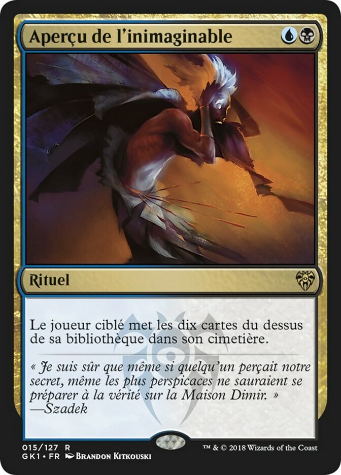 Aperçu de l'inimaginable