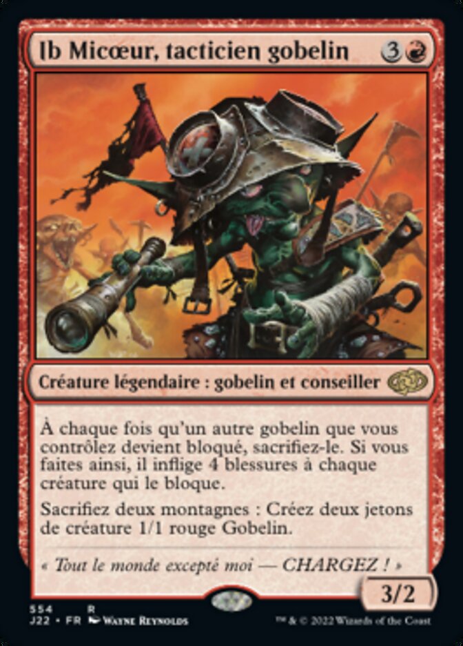 Ib Micœur, tacticien gobelin