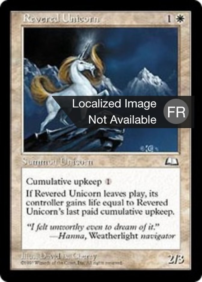 Licorne révérée