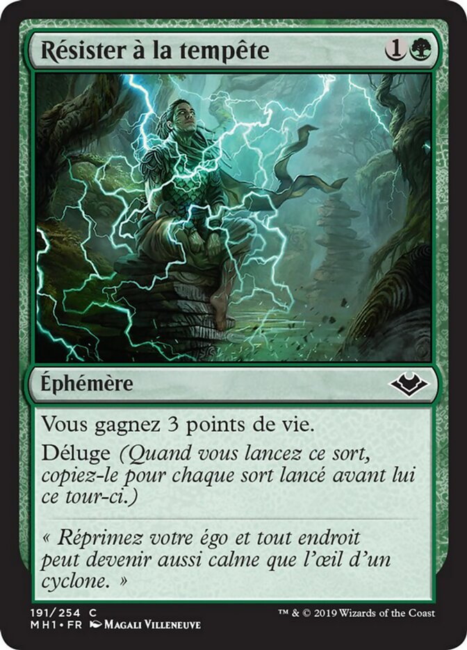 Résister à la tempête