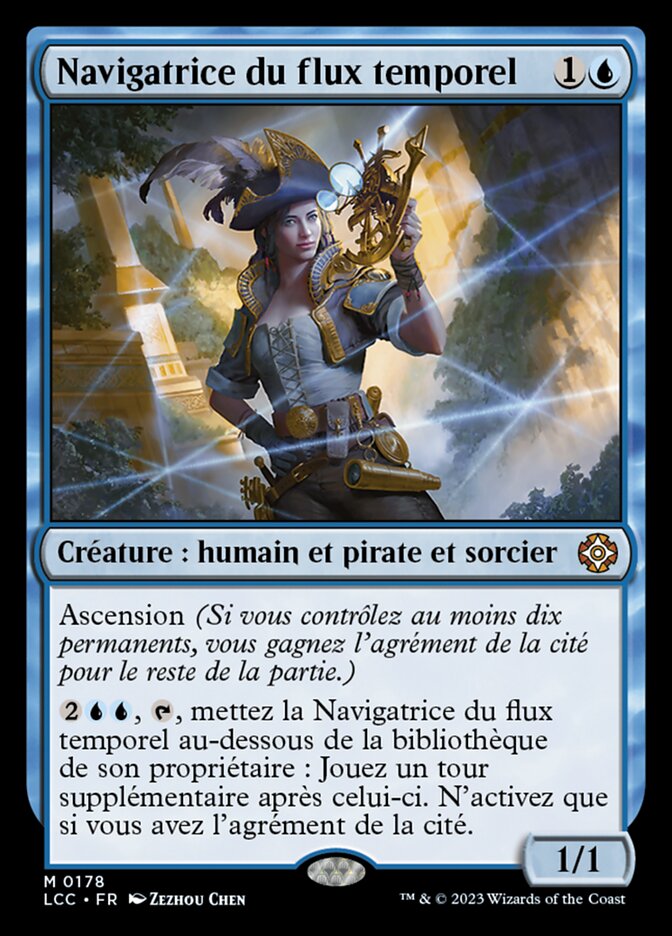 Navigatrice du flux temporel