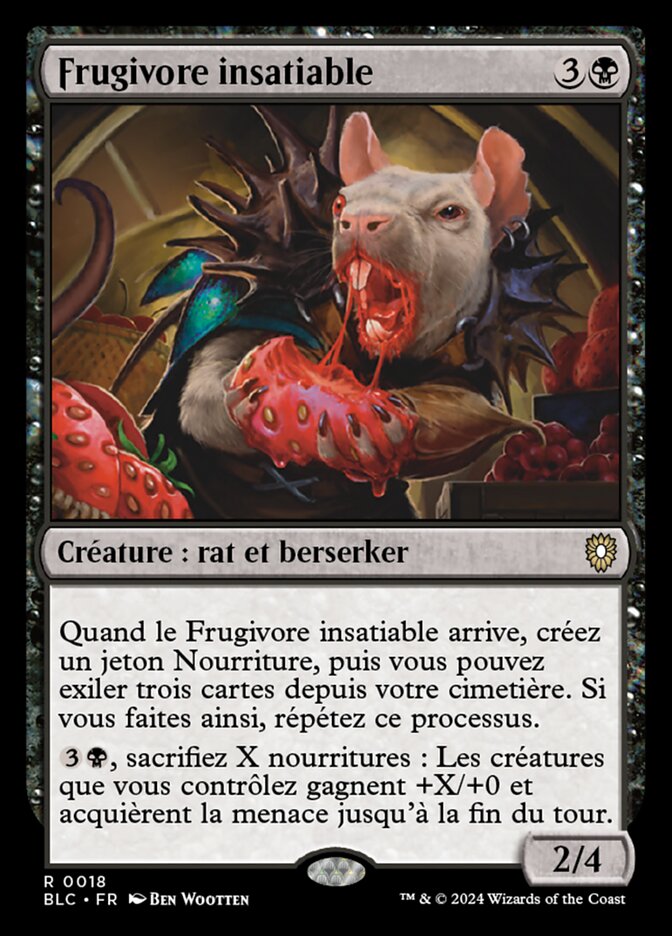 Frugivore insatiable