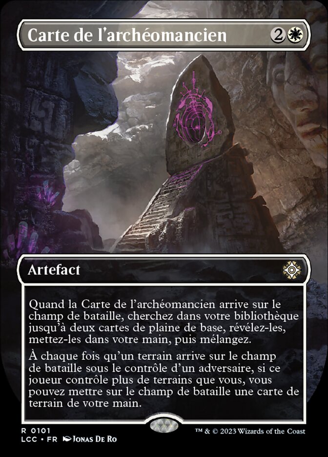Carte de l'archéomancien