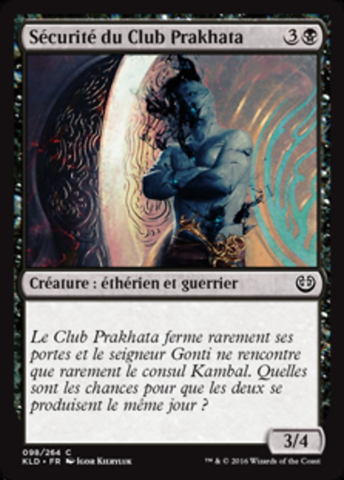 Sécurité du Club Prakhata