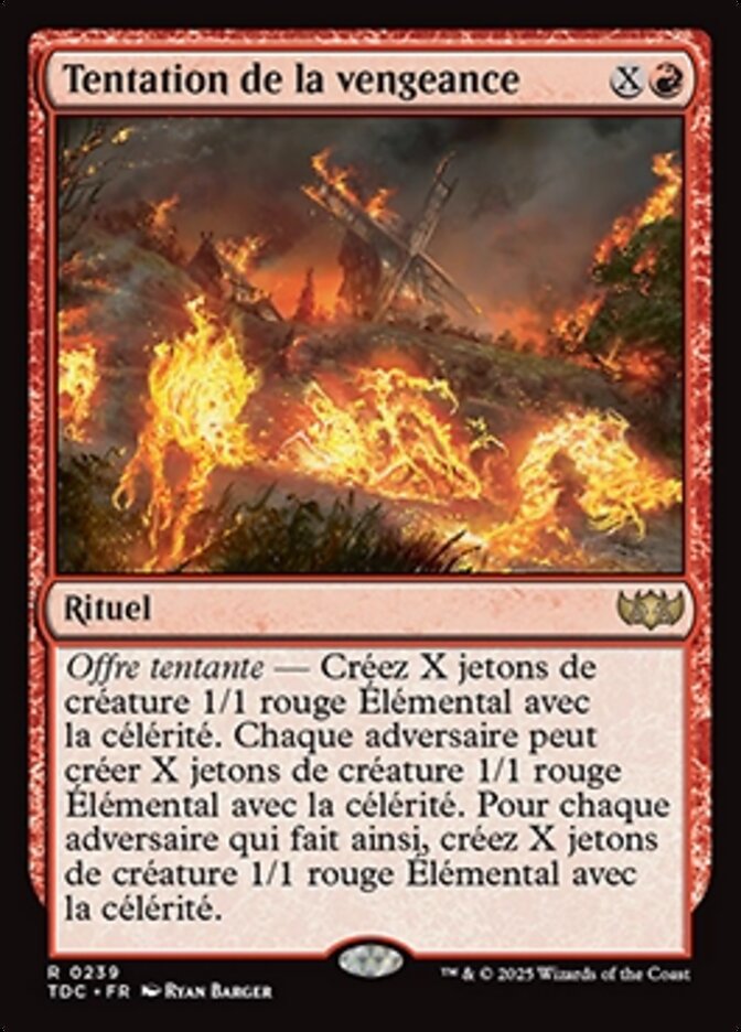 Tentation de la vengeance