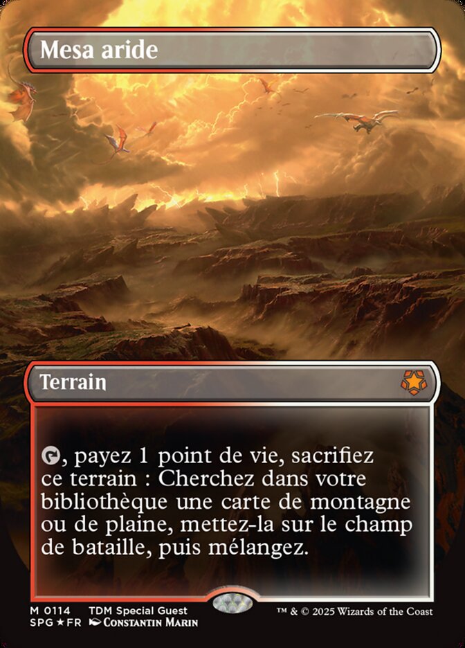 Mesa aride