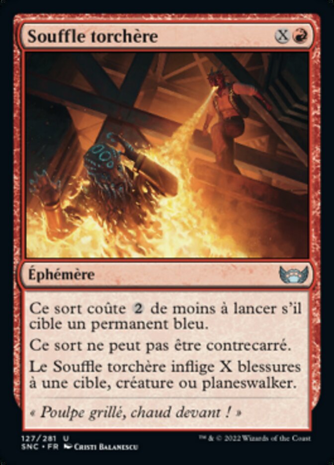 Souffle torchère
