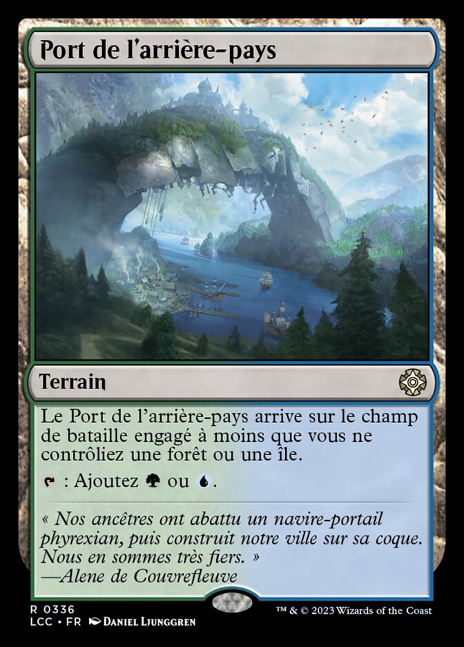 Port de l'arrière-pays