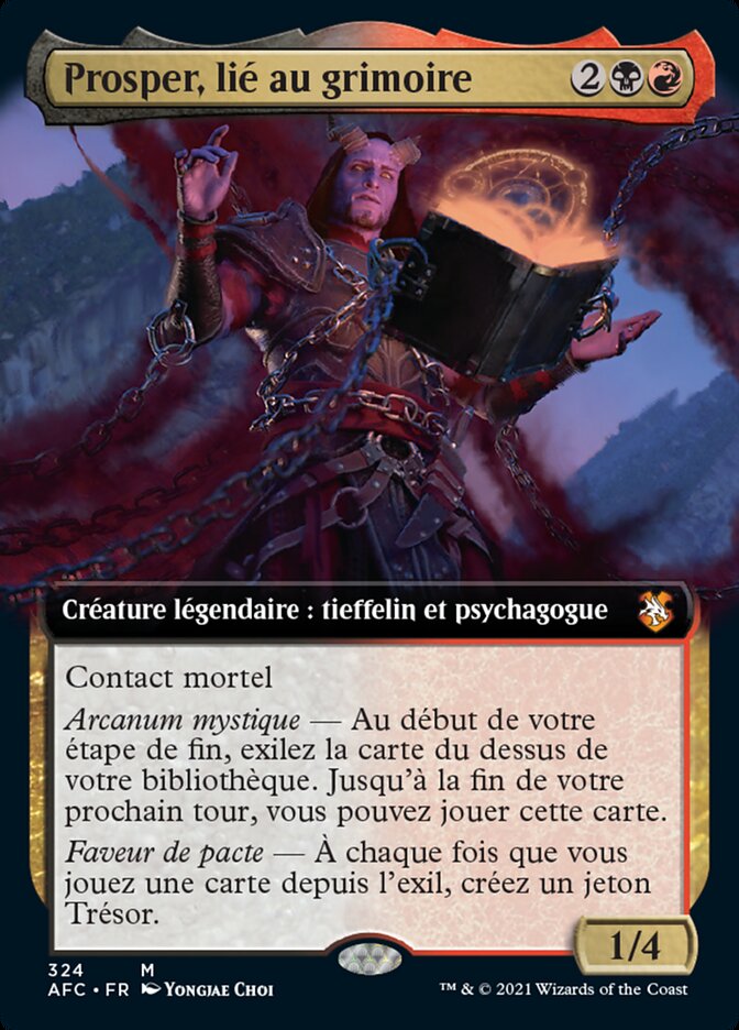 Prosper, lié au grimoire