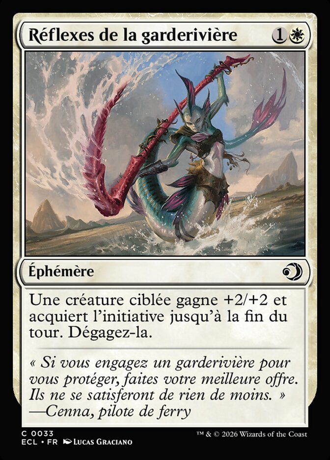 Réflexes de la garderivière