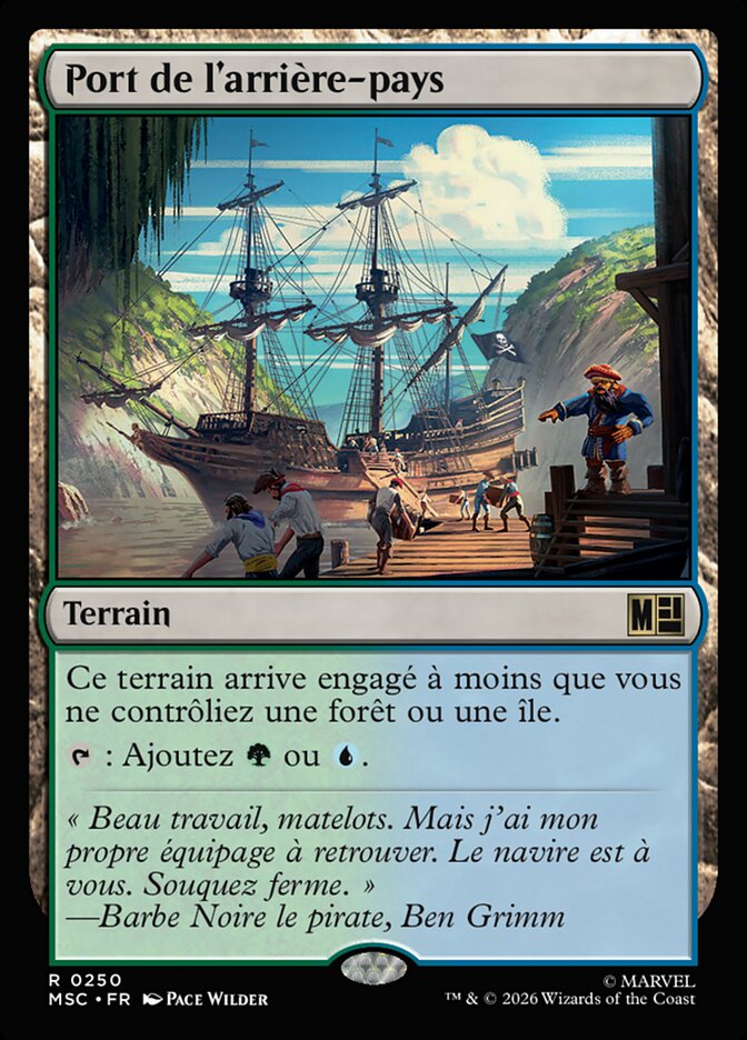 Port de l'arrière-pays