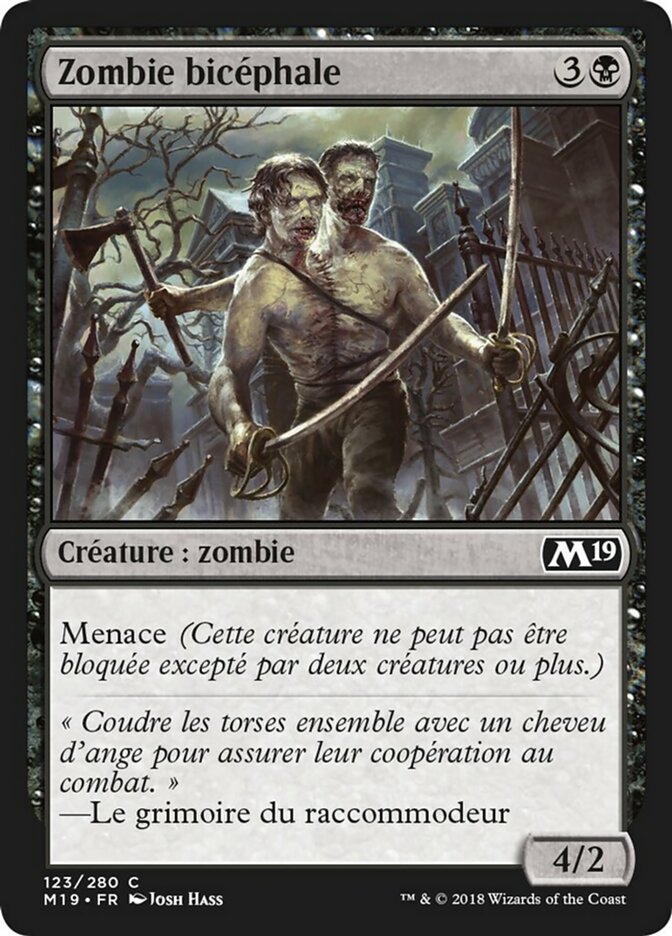 Zombie bicéphale