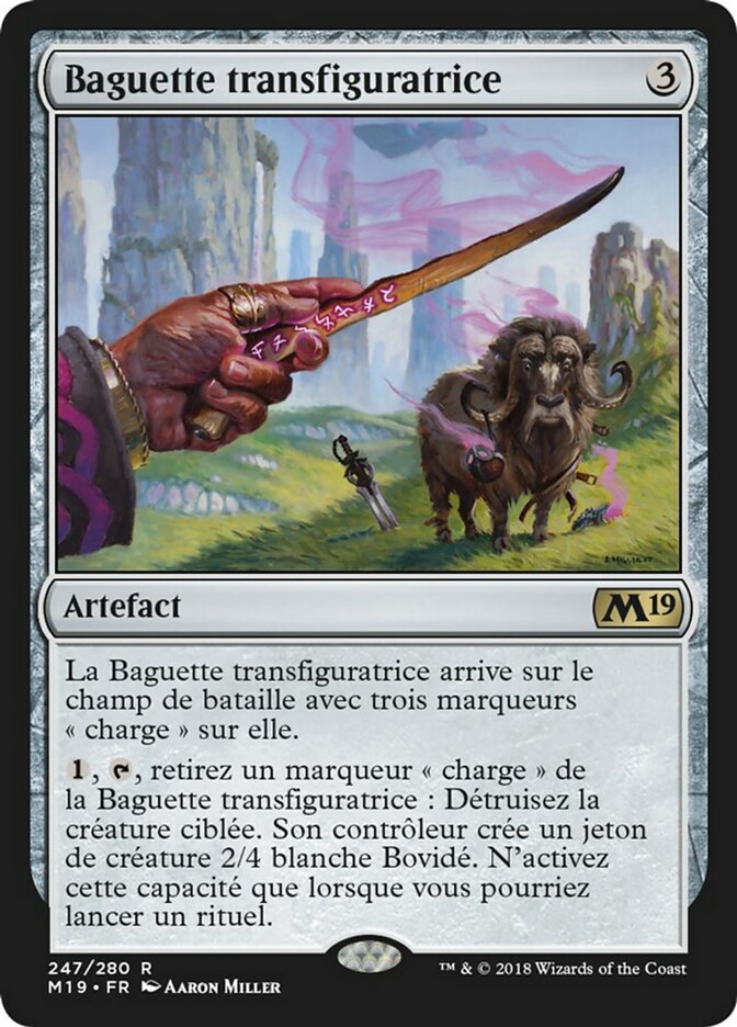 Baguette transfiguratrice