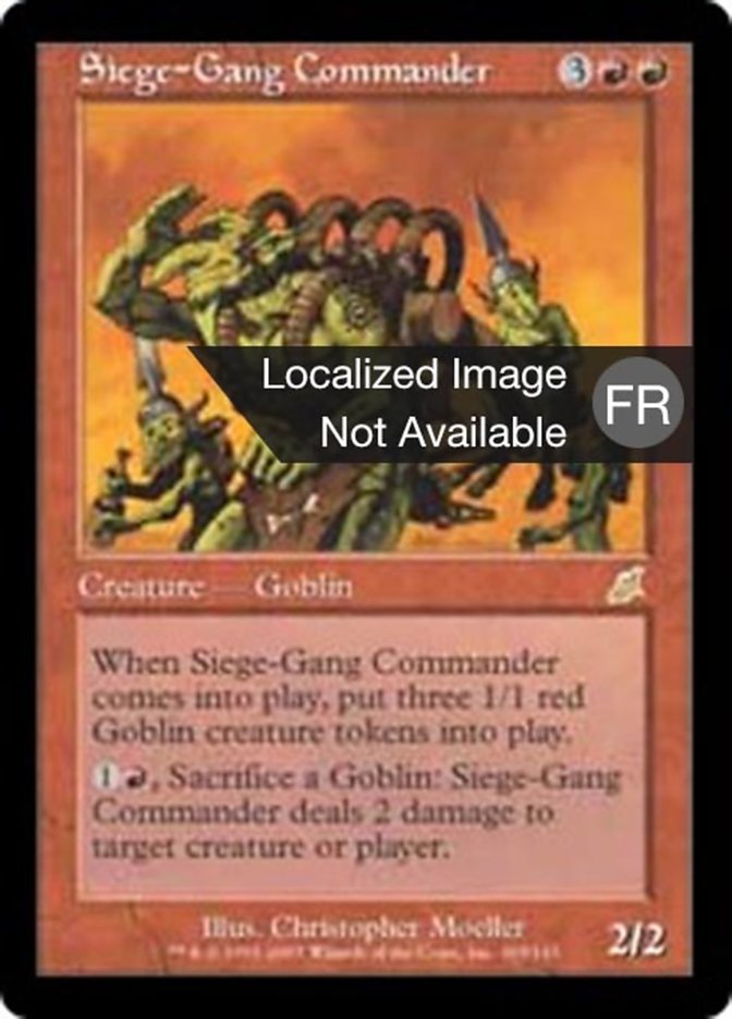 Commandant des assiégeants