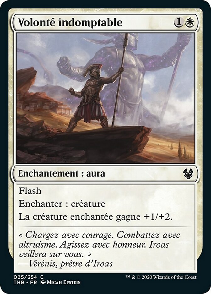 Volonté indomptable
