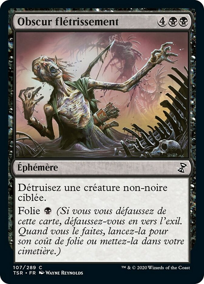 Obscur flétrissement