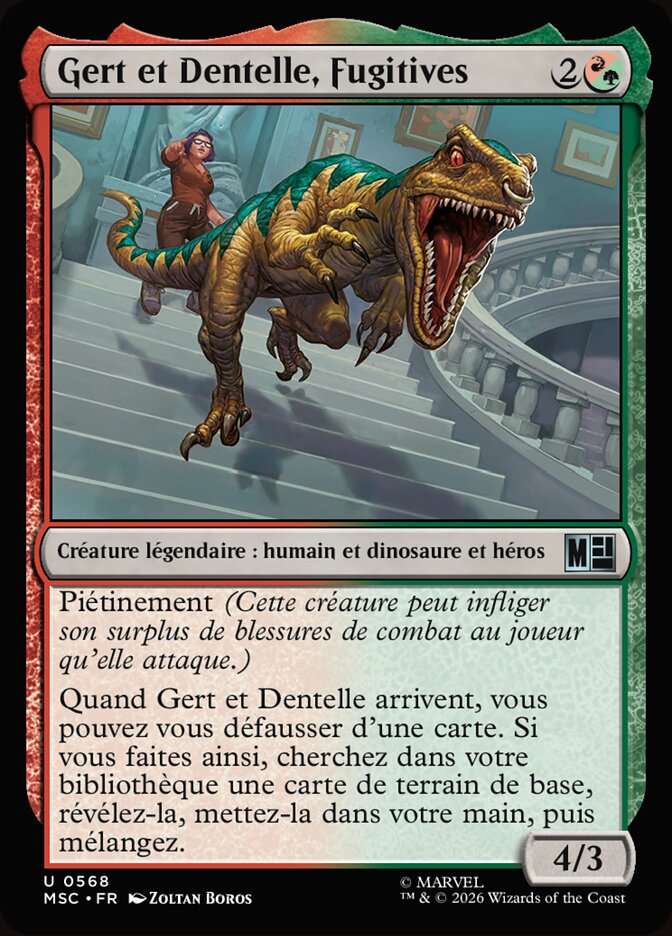 Gert et Dentelle, Fugitives