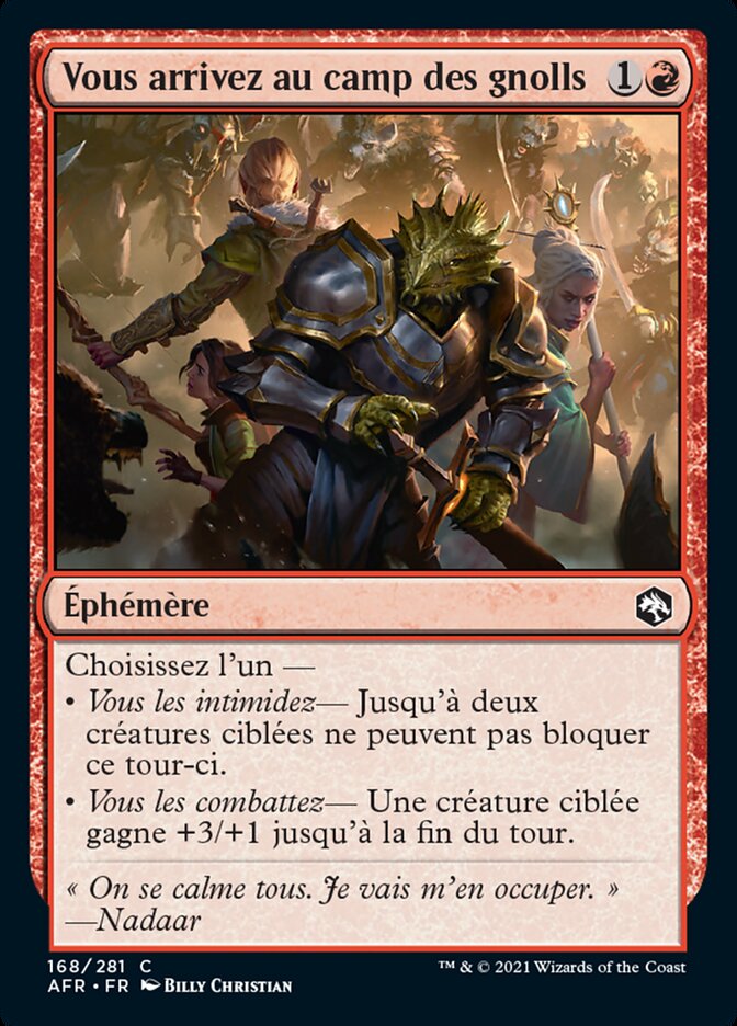 Vous arrivez au camp des gnolls