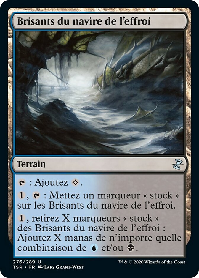 Brisants du navire de l'effroi