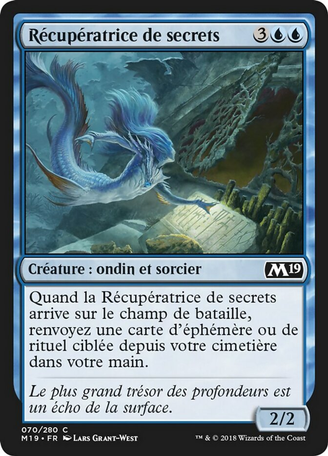 Récupératrice de secrets