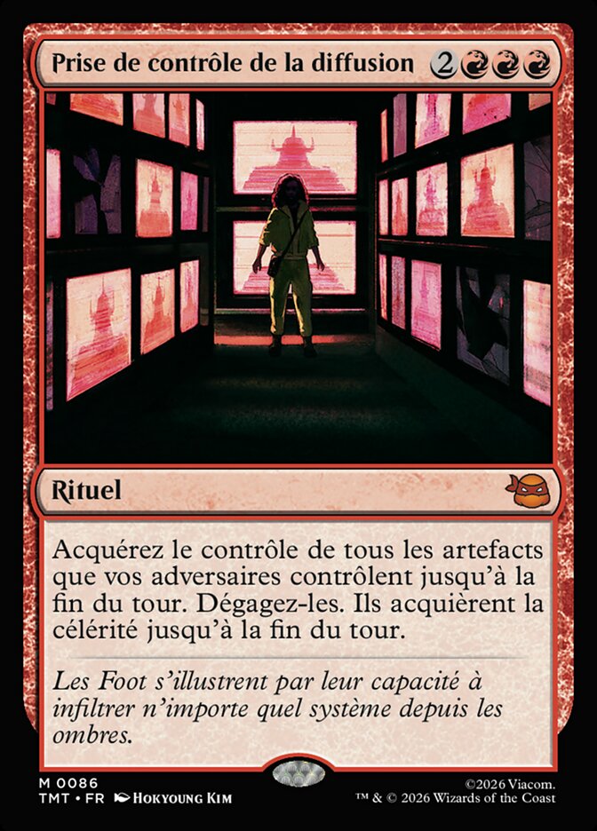 Prise de contrôle de la diffusion