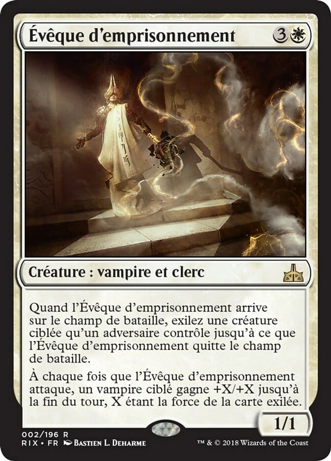 Évêque d'emprisonnement