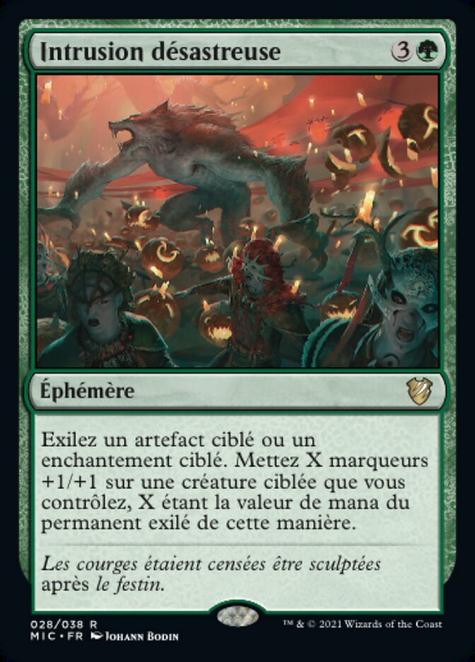 Intrusion désastreuse