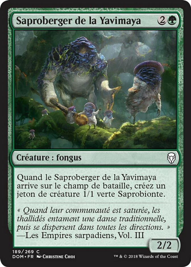 Saproberger de la Yavimaya