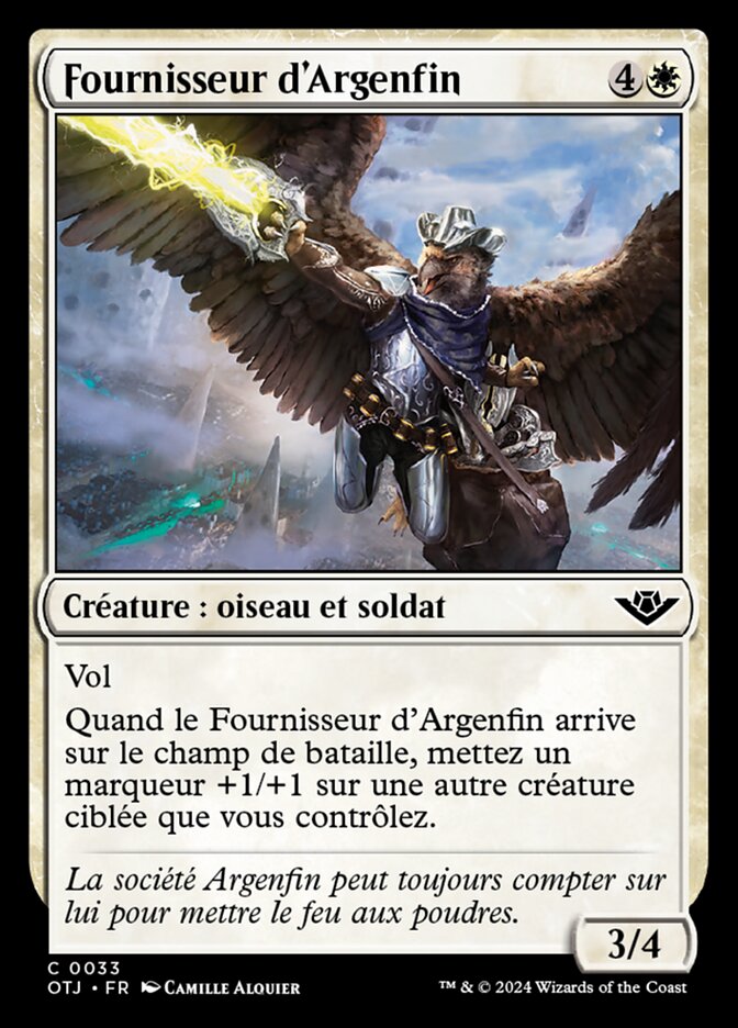 Fournisseur d'Argenfin