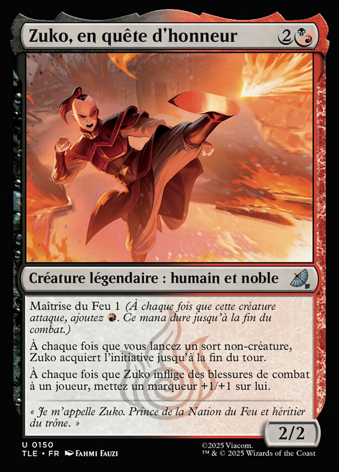 Zuko, en quête d'honneur