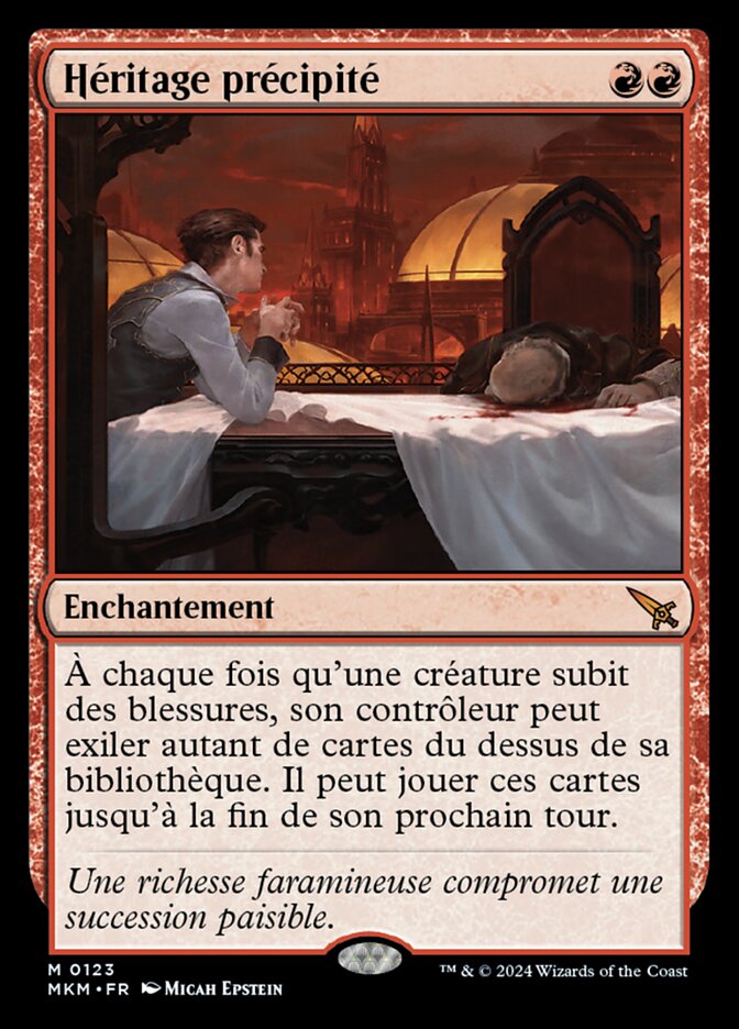 Héritage précipité