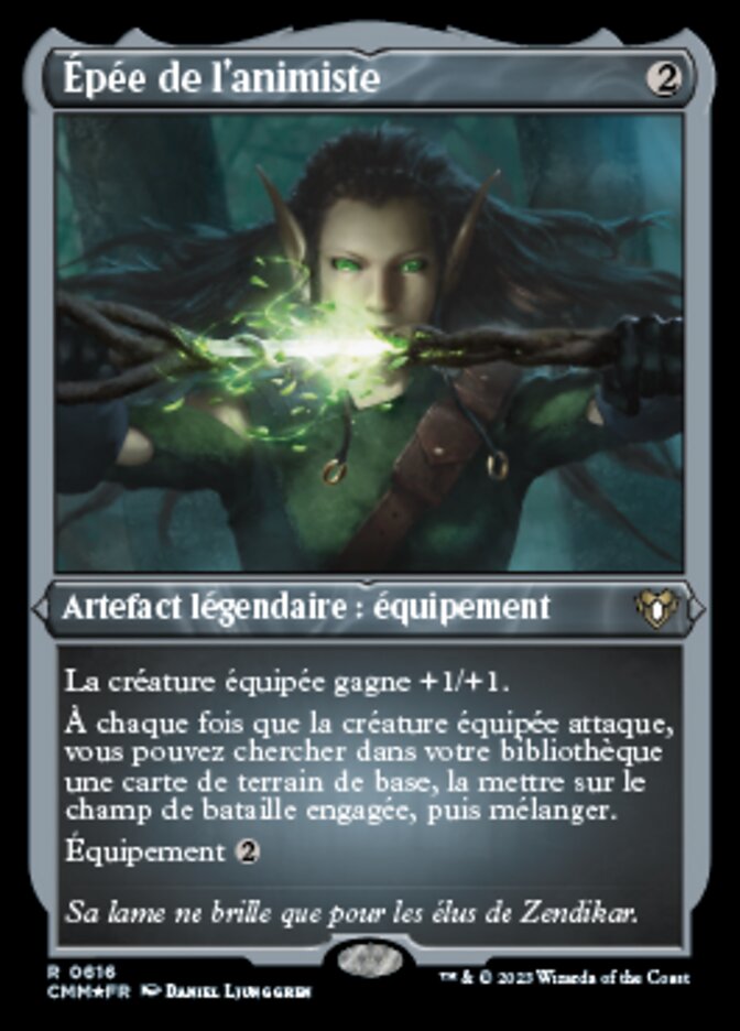 Épée de l'animiste