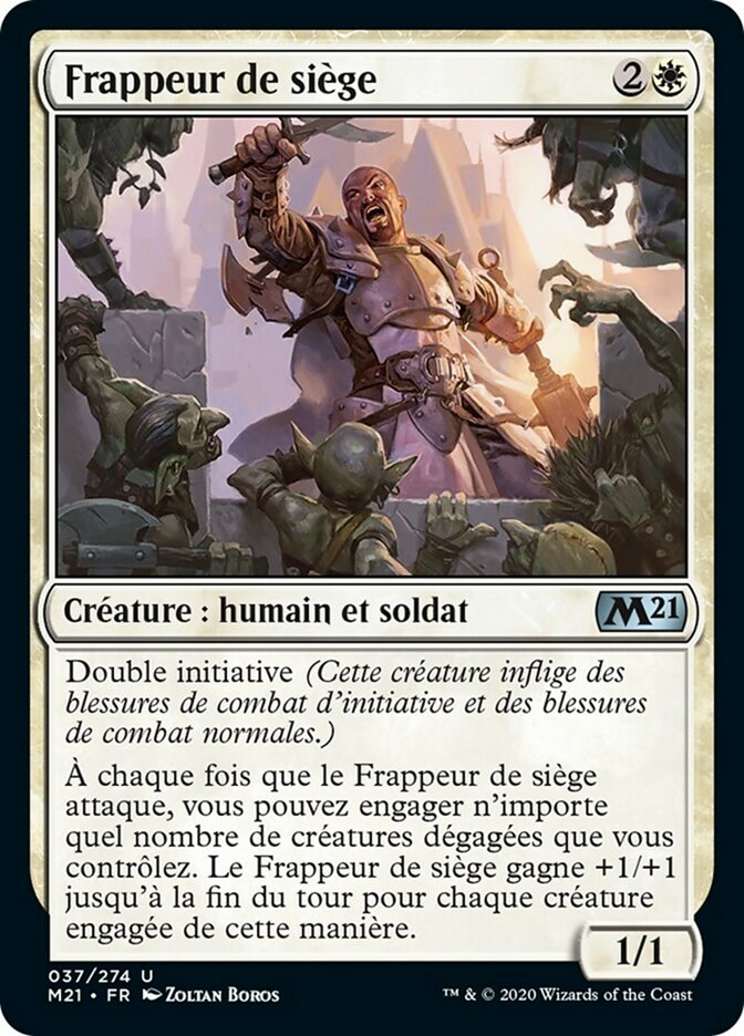 Frappeur de siège