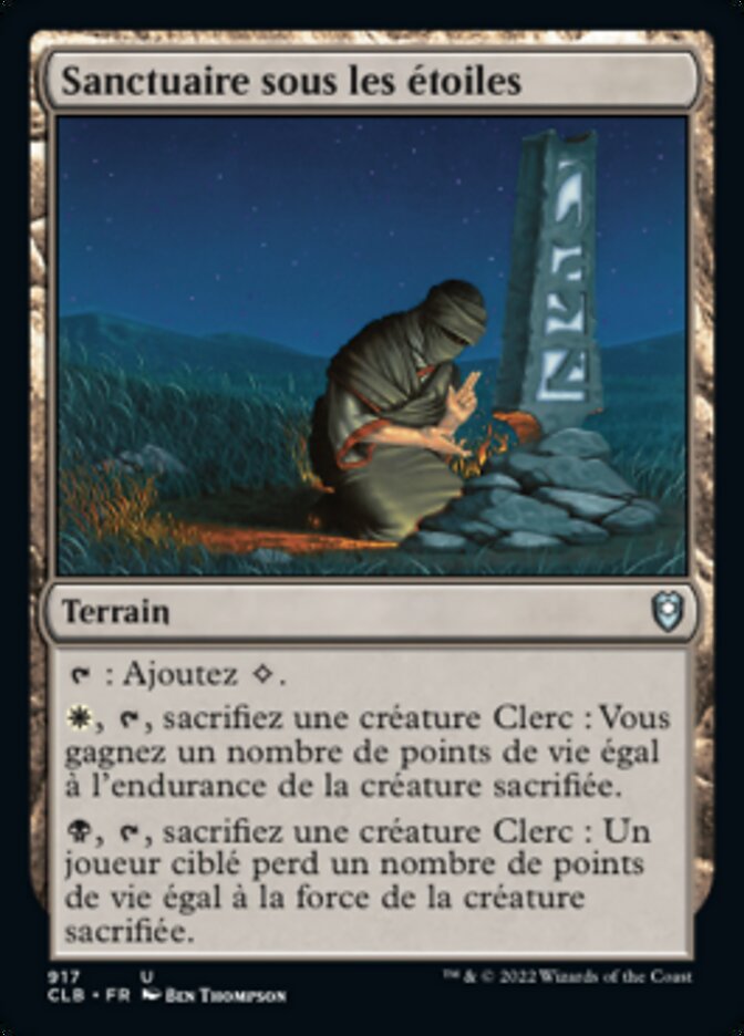 Sanctuaire sous les étoiles