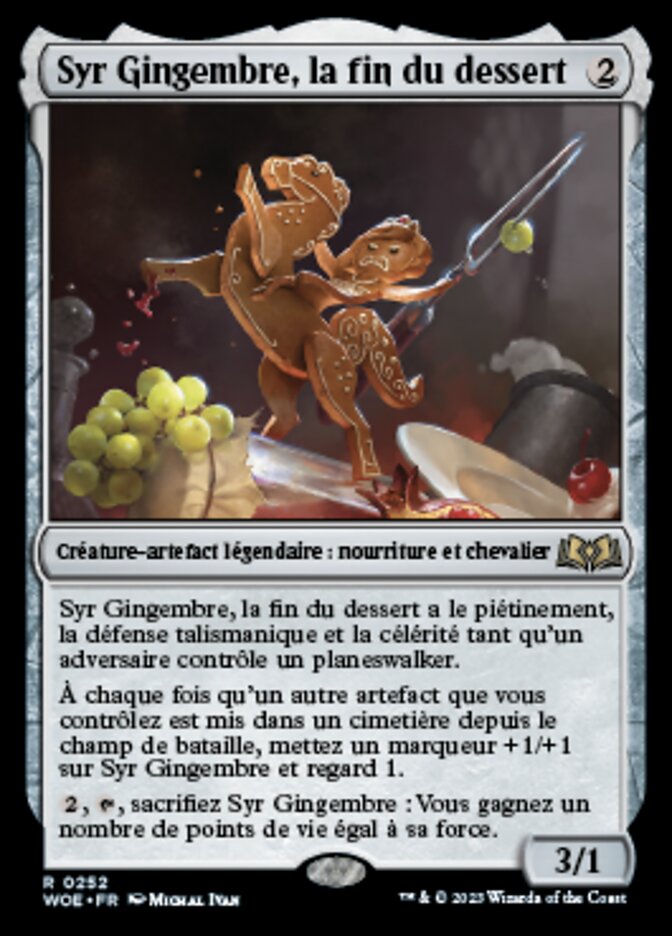 Syr Gingembre, la fin du dessert