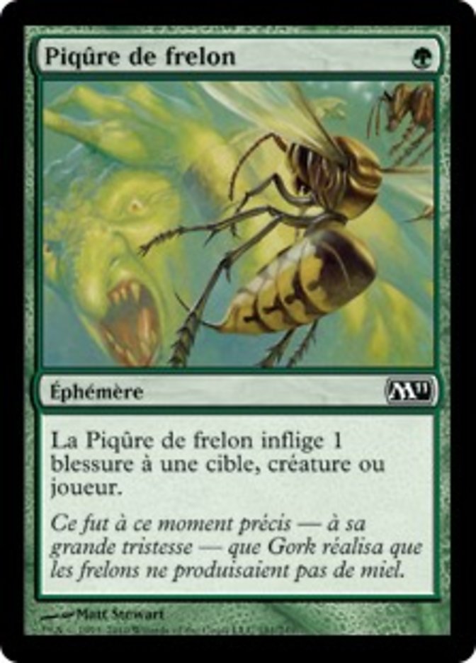 Piqûre de frelon