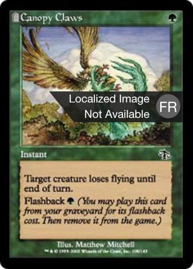Griffes de la canopée